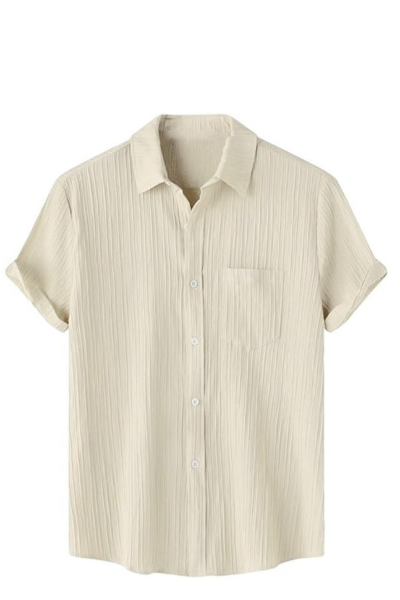 men's solid shirt